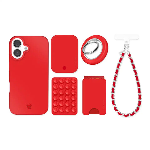 Hot Girl Red iPhone Bundle Set