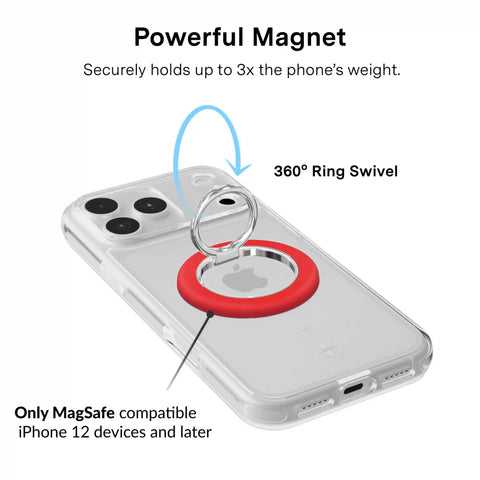 Hot Girl Red MagSafe Grip Ring