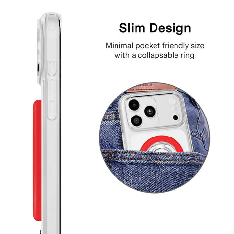 Hot Girl Red MagSafe Grip Ring