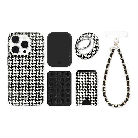 Houndstooth iPhone Bundle Set