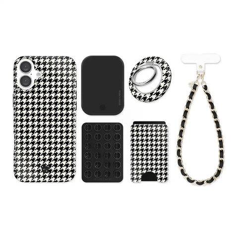 Houndstooth iPhone Bundle Set