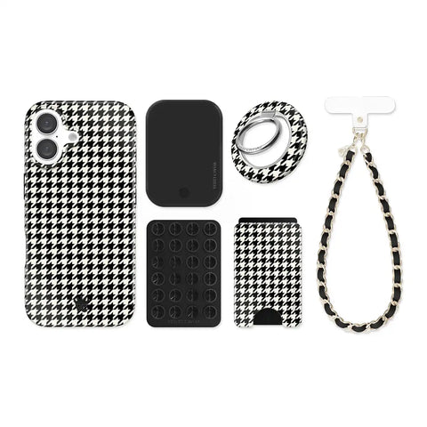 Houndstooth iPhone Bundle Set