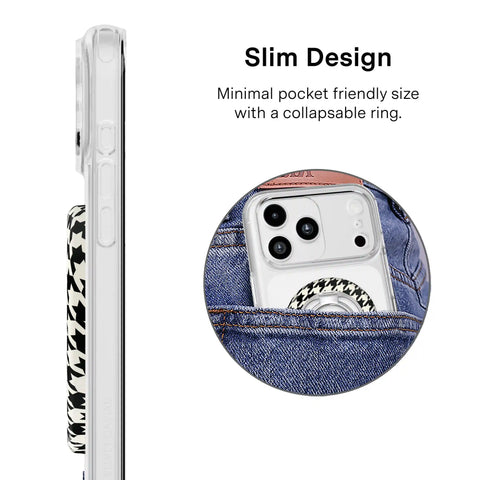 Houndstooth MagSafe Grip Ring