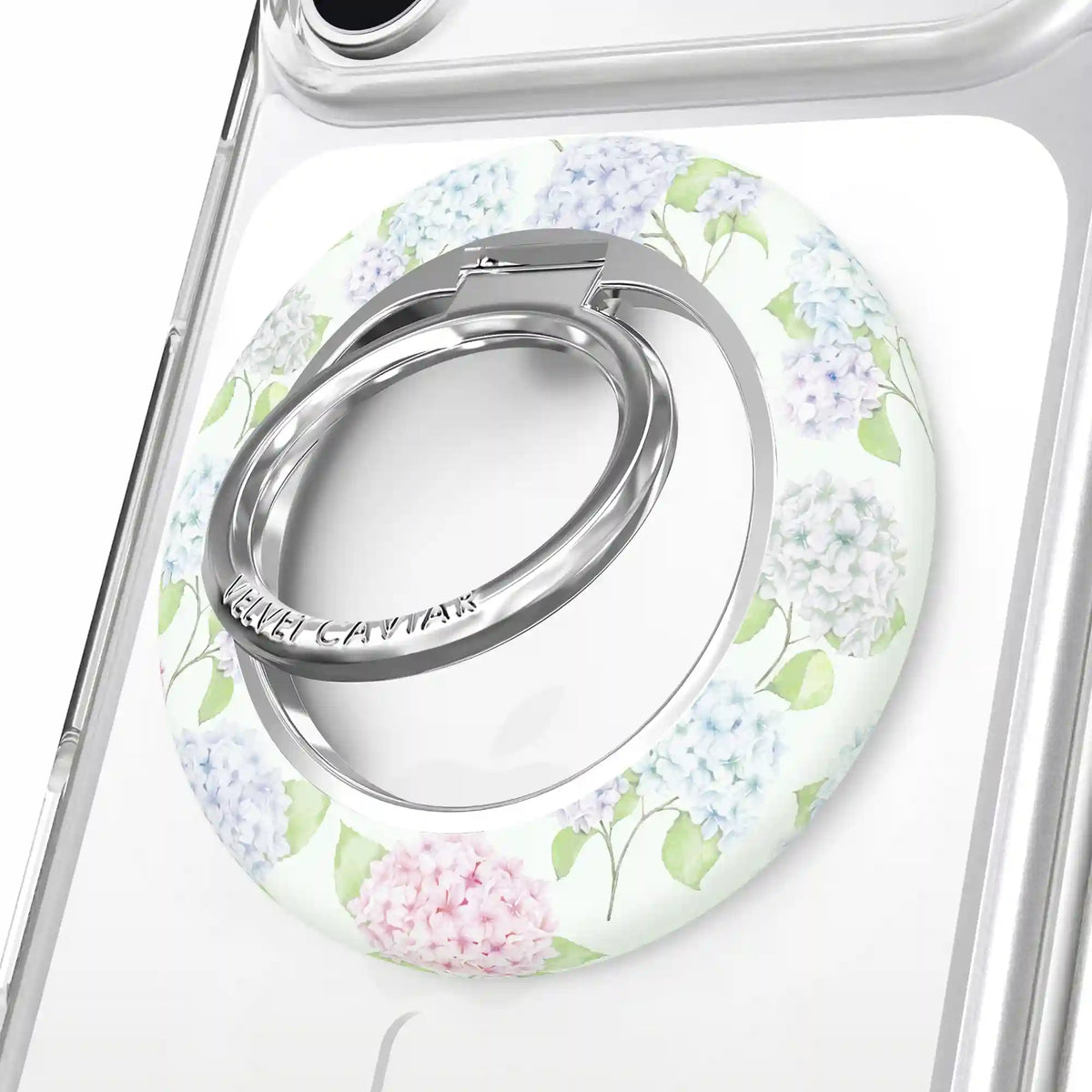 Hydrangea Floral MagSafe Grip Ring