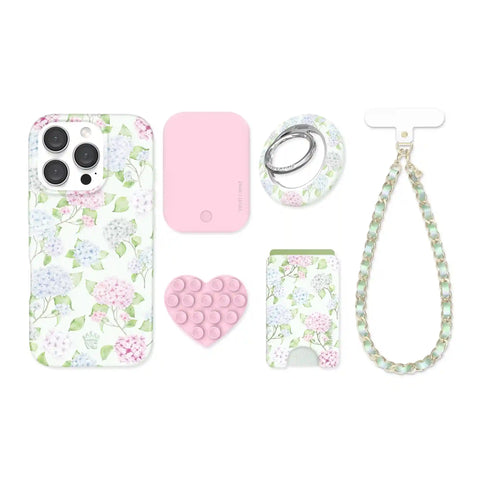 Hydrangea Floral iPhone Bundle Set