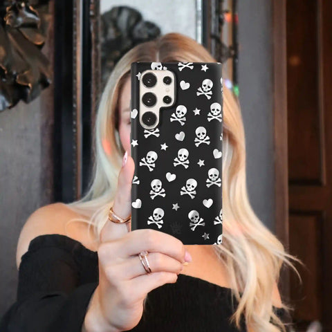Chrome Skulls Samsung Case