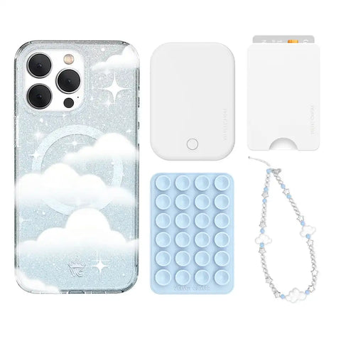 In The Clouds Stardust iPhone Bundle Set - Wallet