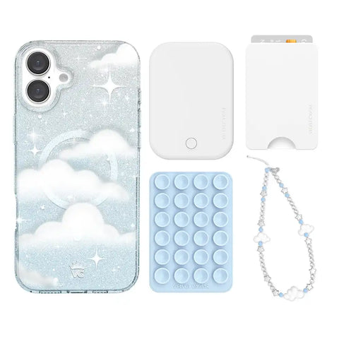 In The Clouds Stardust iPhone Bundle Set - Wallet