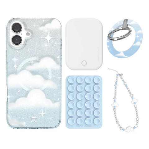 In The Clouds Stardust iPhone Bundle Set - Grip