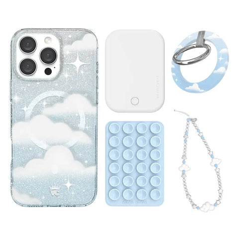 In The Clouds Stardust iPhone Bundle Set - Grip