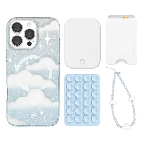 In The Clouds Stardust iPhone Bundle Set - Wallet