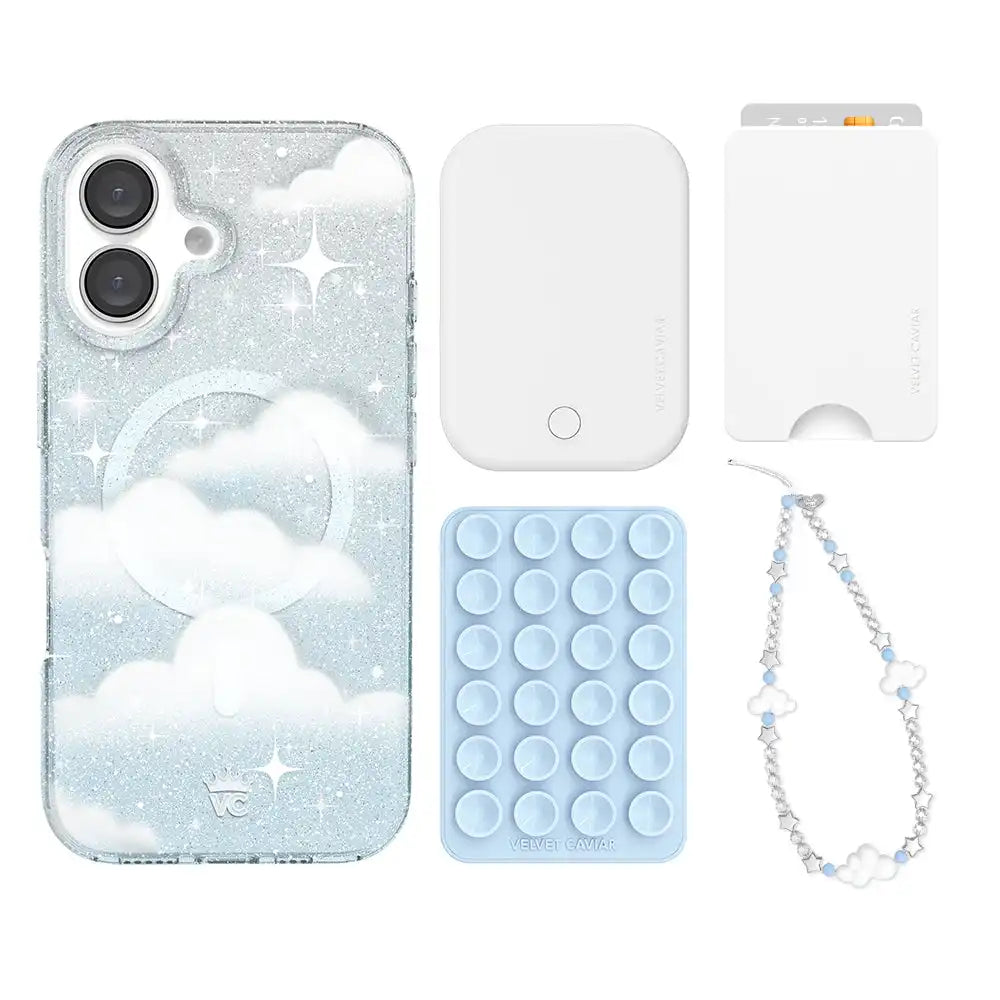 In The Clouds Stardust iPhone Bundle Set - Wallet