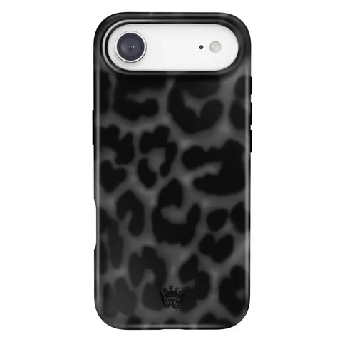 It Girl Black Leopard iPhone Case