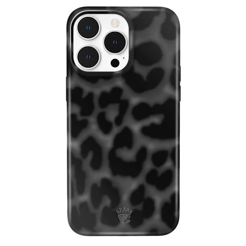 It Girl Black Leopard iPhone Case