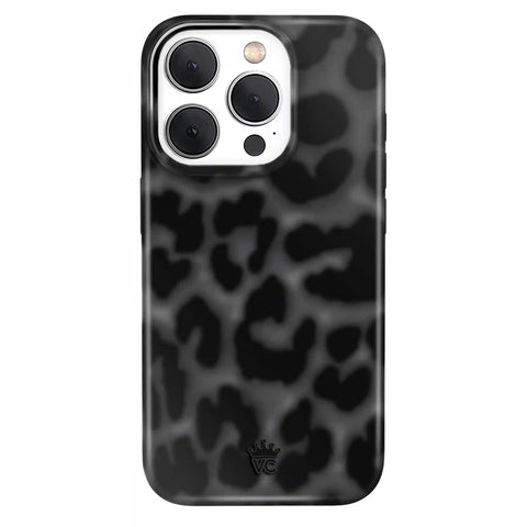 It Girl Black Leopard iPhone Case