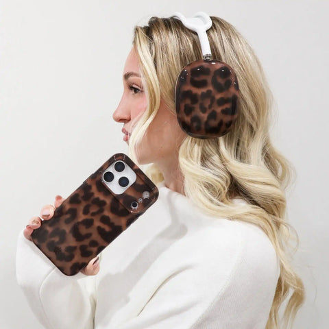 It Girl Leopard AirPod Max Case