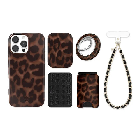 It Girl Leopard iPhone Bundle Set