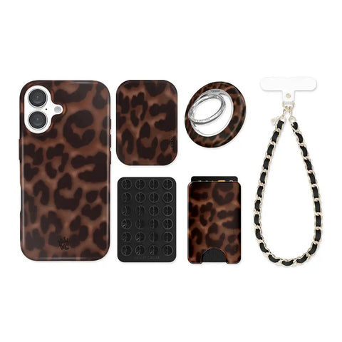 It Girl Leopard iPhone Bundle Set