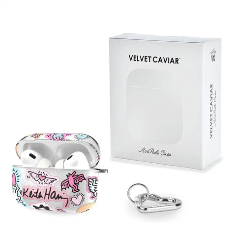 Keith Haring Pastel Glitter AirPod Case