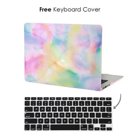 Pastel Tie Dye MacBook Case
