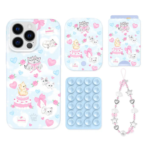 Kitten Kisses iPhone Bundle Set - Wallet