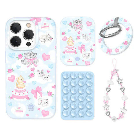 Kitten Kisses iPhone Bundle Set - Grip