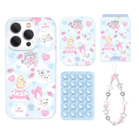 Kitten Kisses iPhone Bundle Set - Wallet