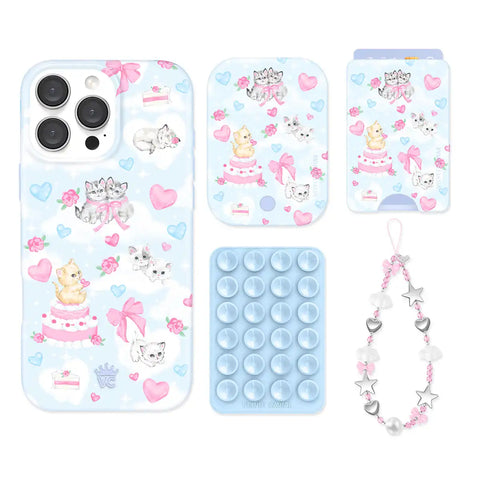 Kitten Kisses iPhone Bundle Set - Wallet