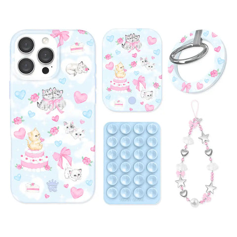 Kitten Kisses iPhone Bundle Set - Grip