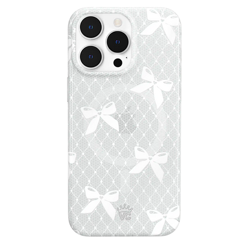 Vintage Lace Bows iPhone Case