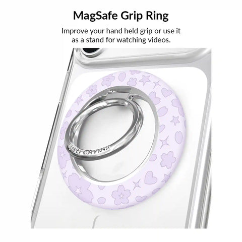 Lavender Cherry Blossom Glitter iPhone Bundle Set
