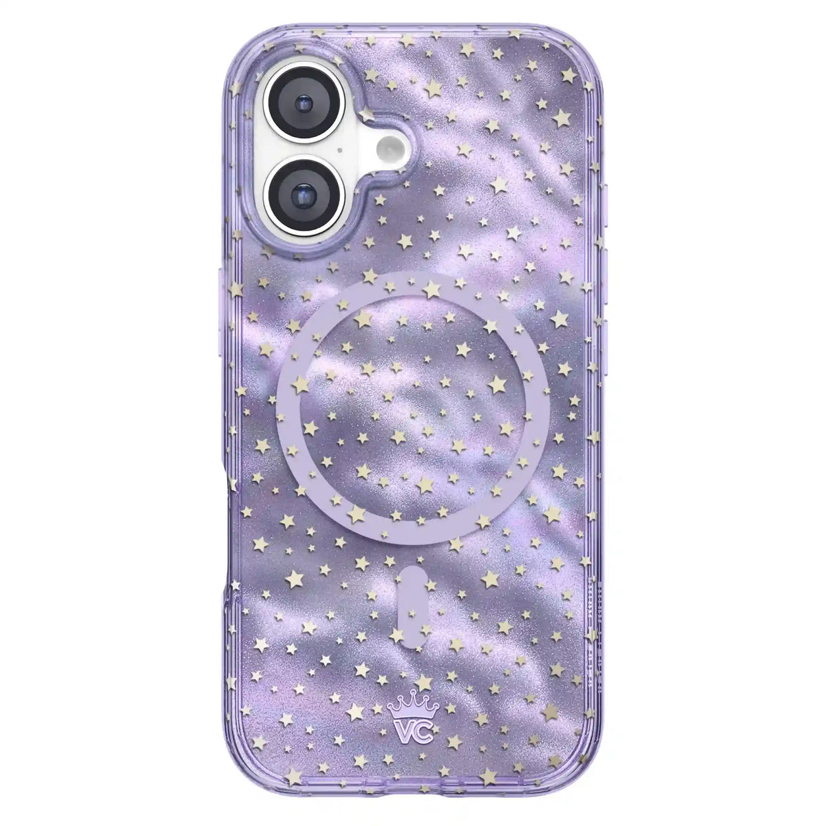 Lilac Celestial Stars iPhone Case