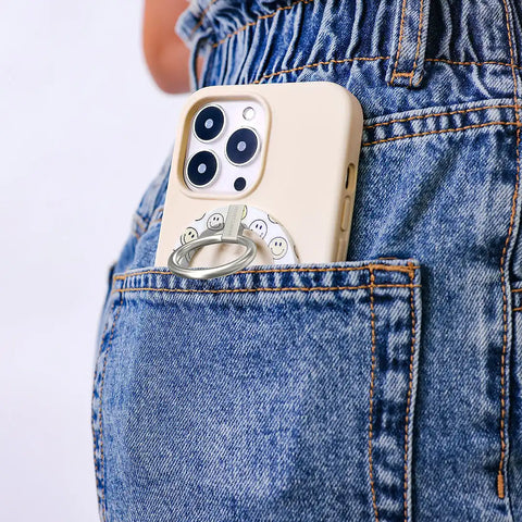 Smiley MagSafe Grip Ring