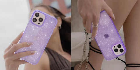 Lilac Stardust Samsung Case