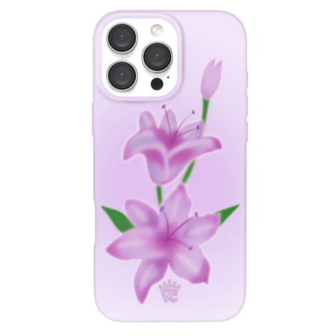 Love Spell Lily Floral iPhone Case