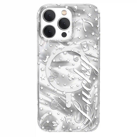 Lucky Girl Holo iPhone Case