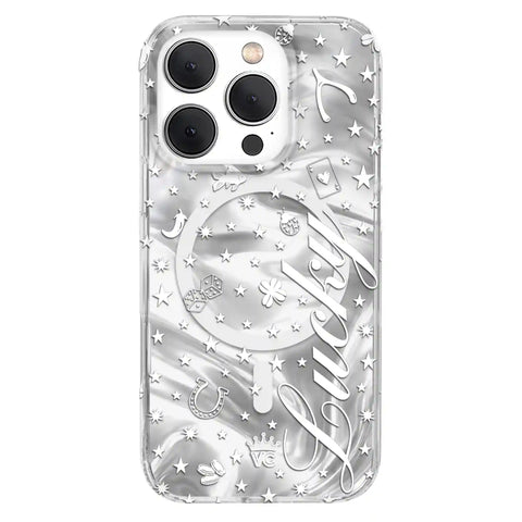 Lucky Girl Holo iPhone Case