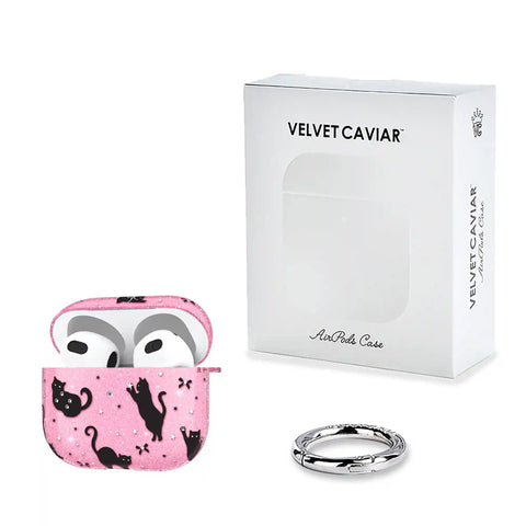 Lucky Kittens Glitter AirPod Case