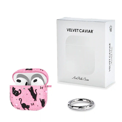Lucky Kittens Glitter AirPod Case