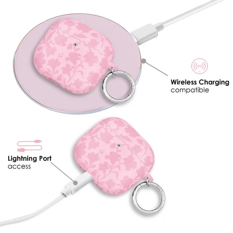 Magical Mauve Floral AirPod Case