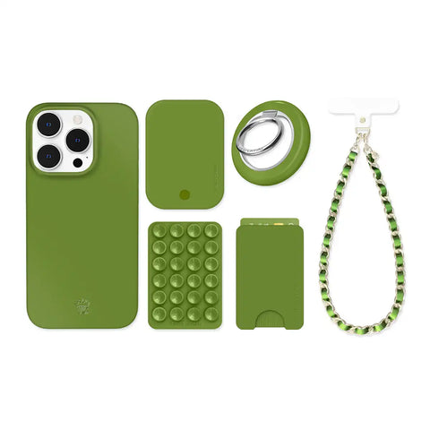 Matcha Green iPhone Bundle Set