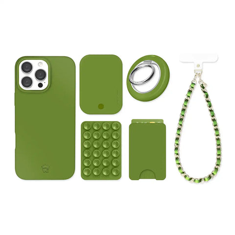 Matcha Green iPhone Bundle Set
