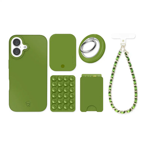 Matcha Green iPhone Bundle Set