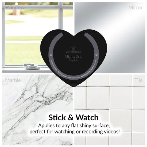 Black Heart MagSafe MightyGrip