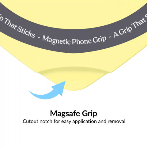 Butter Yellow Heart MagSafe MightyGrip