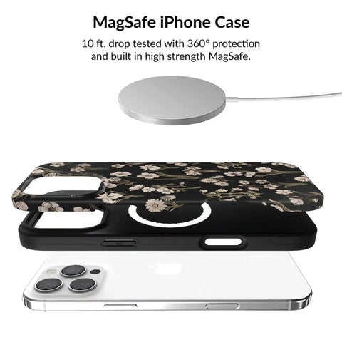 Nightbloom Gold Chrome Floral iPhone Bundle Set
