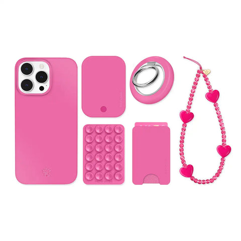 Orchid Pink iPhone Bundle Set