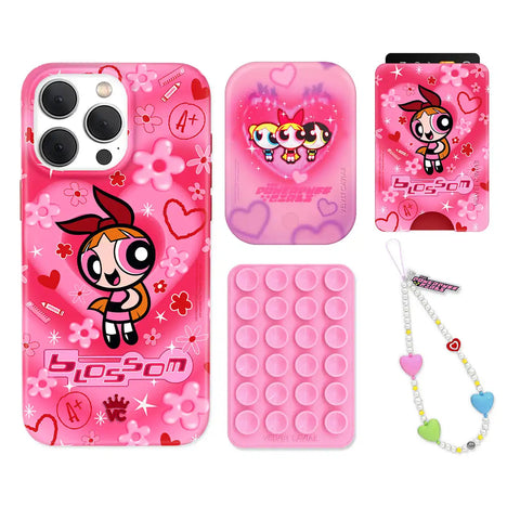 The Powerpuff Girls Blossom iPhone Bundle Set - Wallet