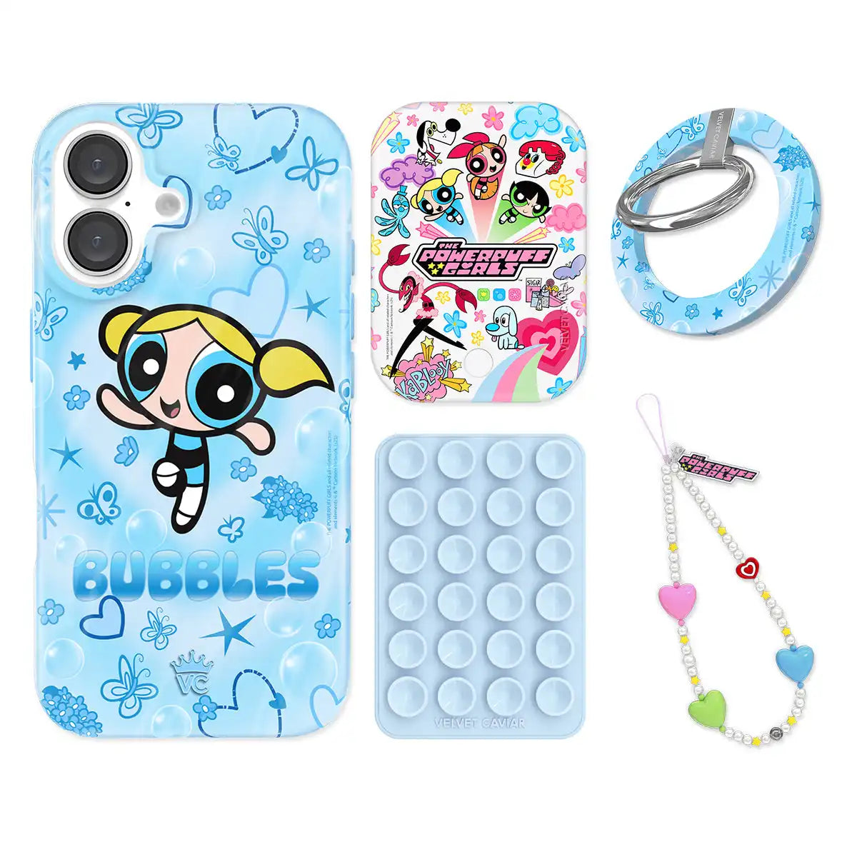 The Powerpuff Girls Bubbles iPhone Bundle Set - Grip