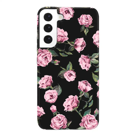 Pink Rose Floral Samsung Case